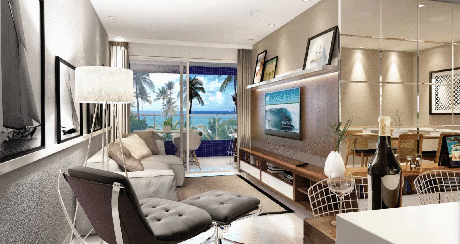 Apartamento em Camboinha com 3 Quartos sendo 1 ou 2 Suítes e Lazer