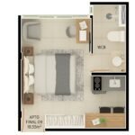 Lançamento de Flat Beira-mar de Intermares, Elevador e Lazer