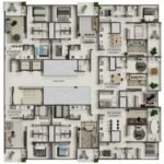 Últimas Unidades Beira-mar de Intermares com 2 ou 3 Quartos sendo 1 suíte