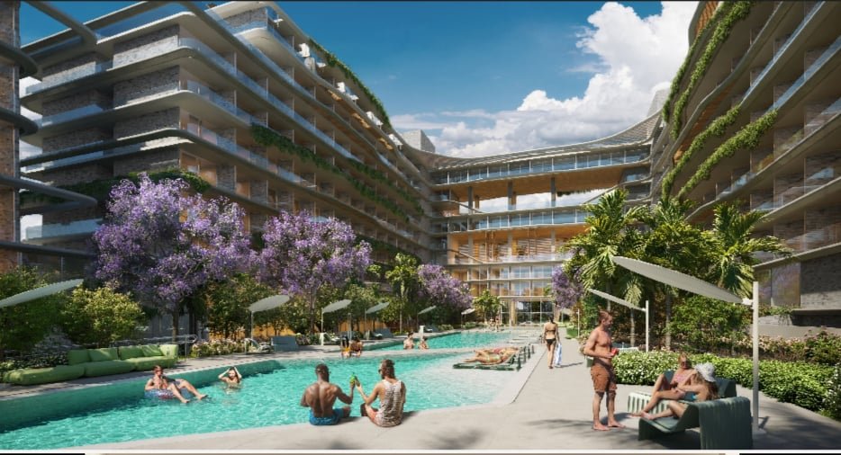 Lançamento Pé na Areia em Ponta de Campina Flats, Lazer de Resort