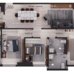Lançamento no Altiplano com 2 ou 3 Quartos sendo 1 ou 2 Suítes
