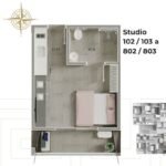 Últimas Unidades no Jardim Oceania/Bessa Studio ou 2 Quartos, Lazer Completo