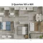Últimas Unidades no Jardim Oceania/Bessa Studio ou 2 Quartos, Lazer Completo