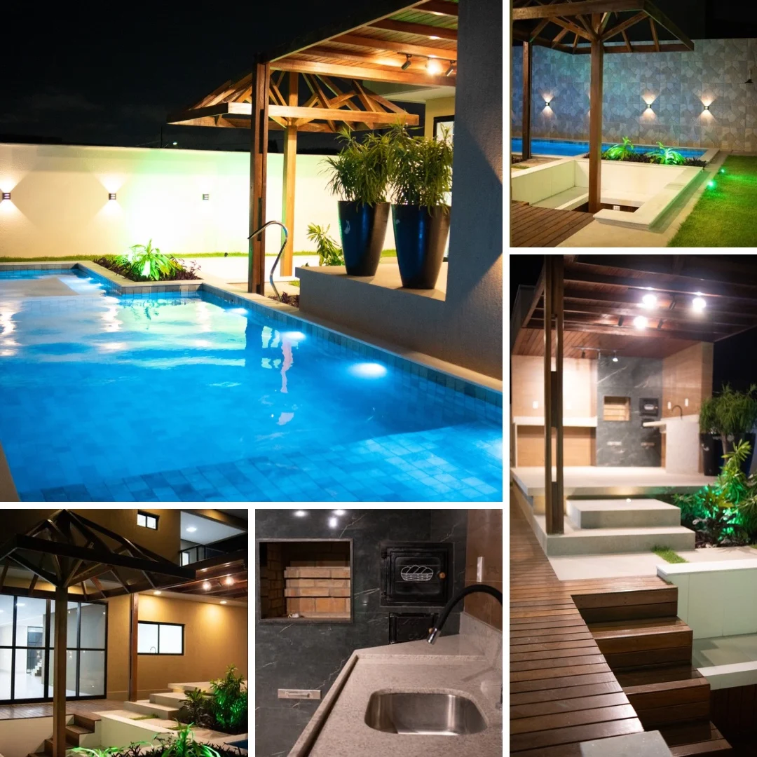 Casa de Alto Padrão no Condomínio Alphaville Paraíba com 5 Suítes sendo 1 Master com Closet, Piscina
