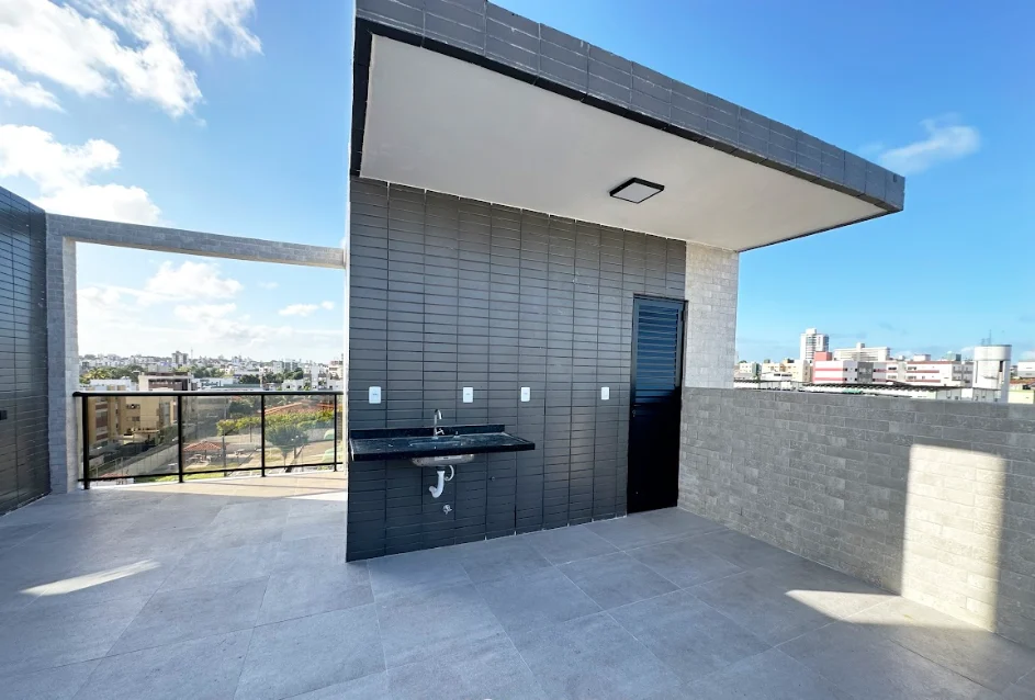 Cobertura no Jardim Cidade Universitária com 2 Quartos sendo 1 Suíte com Hidro, Piscina