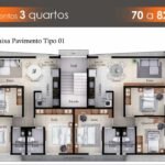 Térreo ou Cobertura nos Bancários com 3 Quartos sendo 1 Suíte