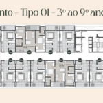 Lançamento de Flat ou 2 Quartos em Manaíra, Lazer Completo