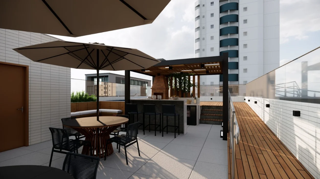 Flat com Garden no Jardim Oceania/Bessa, Elevador Lazer