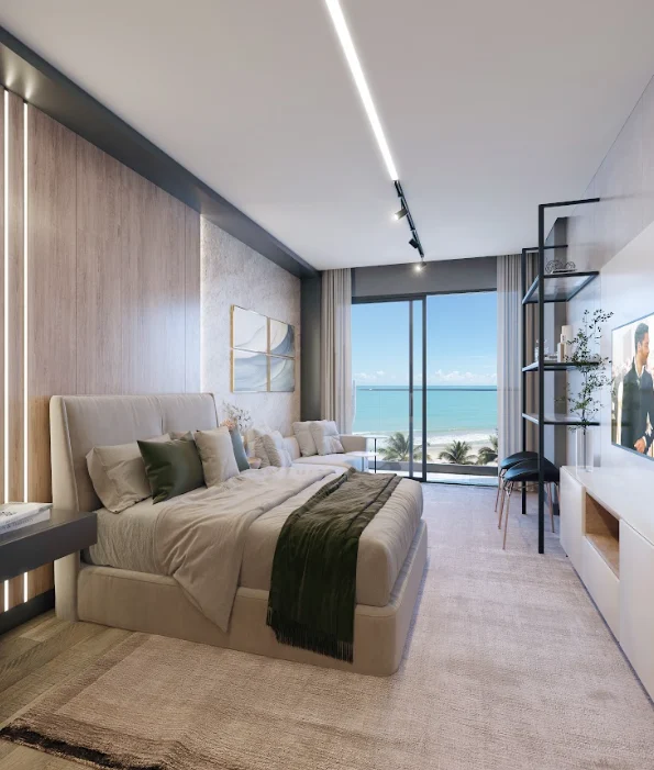 Últimas Unidades de Studio Beira-mar de Intermares, Elevador e Lazer