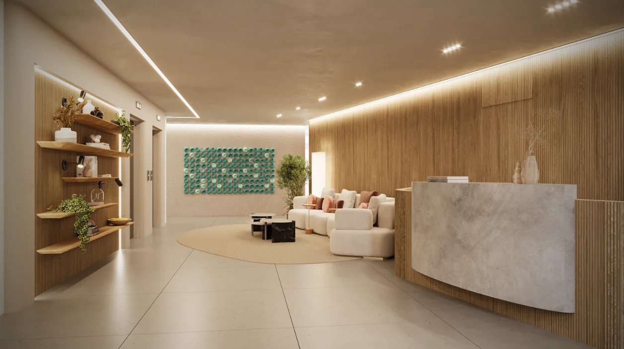 Lançamento Pé na areia de Studio ou 2 Quartos no Jardim Oceania/Bessa, Lazer Completo