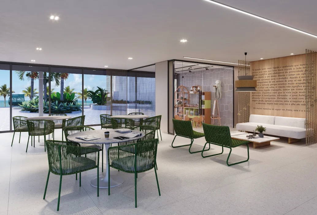 Últimas Unidades Beira-mar em Intermares de Studio ou 2 Quartos, Elevador e Lazer Completo