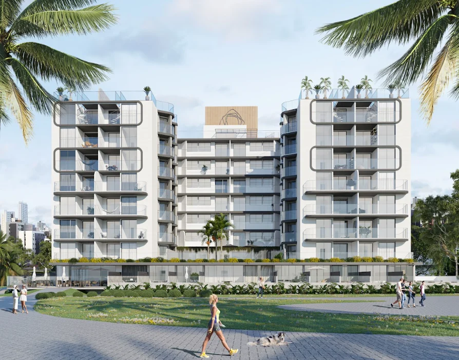 Últimas Unidades Beira-mar em Intermares de Studio ou 2 Quartos, Elevador e Lazer Completo