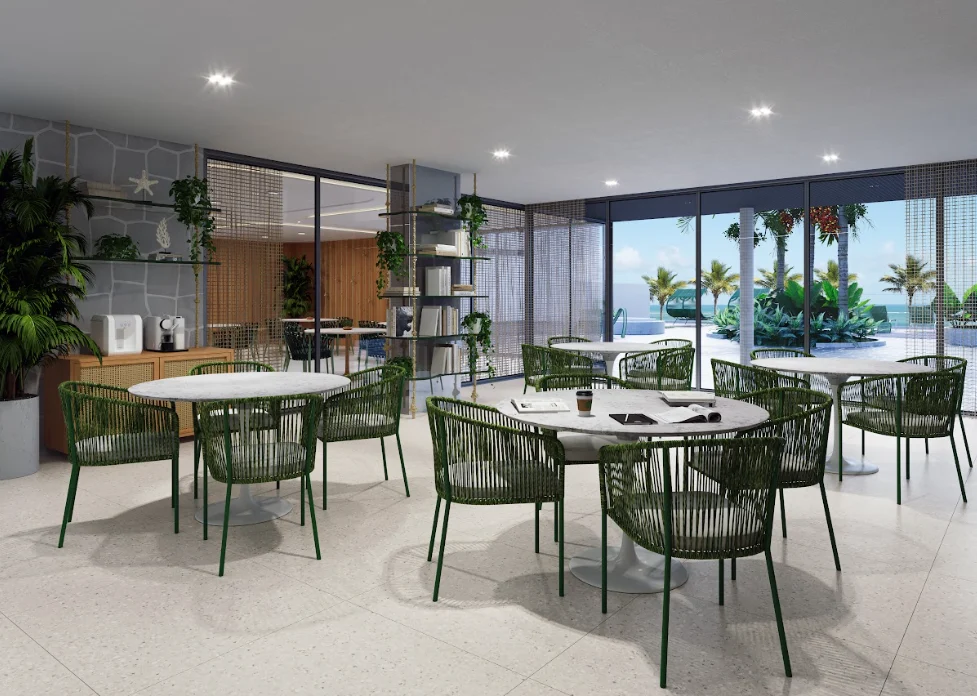 Últimas Unidades Beira-mar em Intermares de Studio ou 2 Quartos, Elevador e Lazer Completo