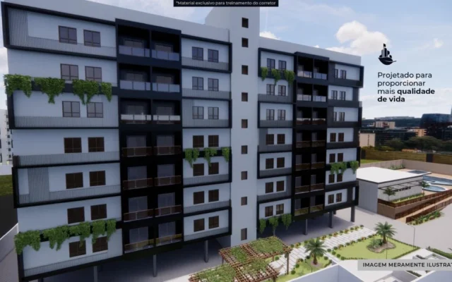 Lançamento no Altiplano 2 e 3 Quartos com Elevador e Lazer Completo