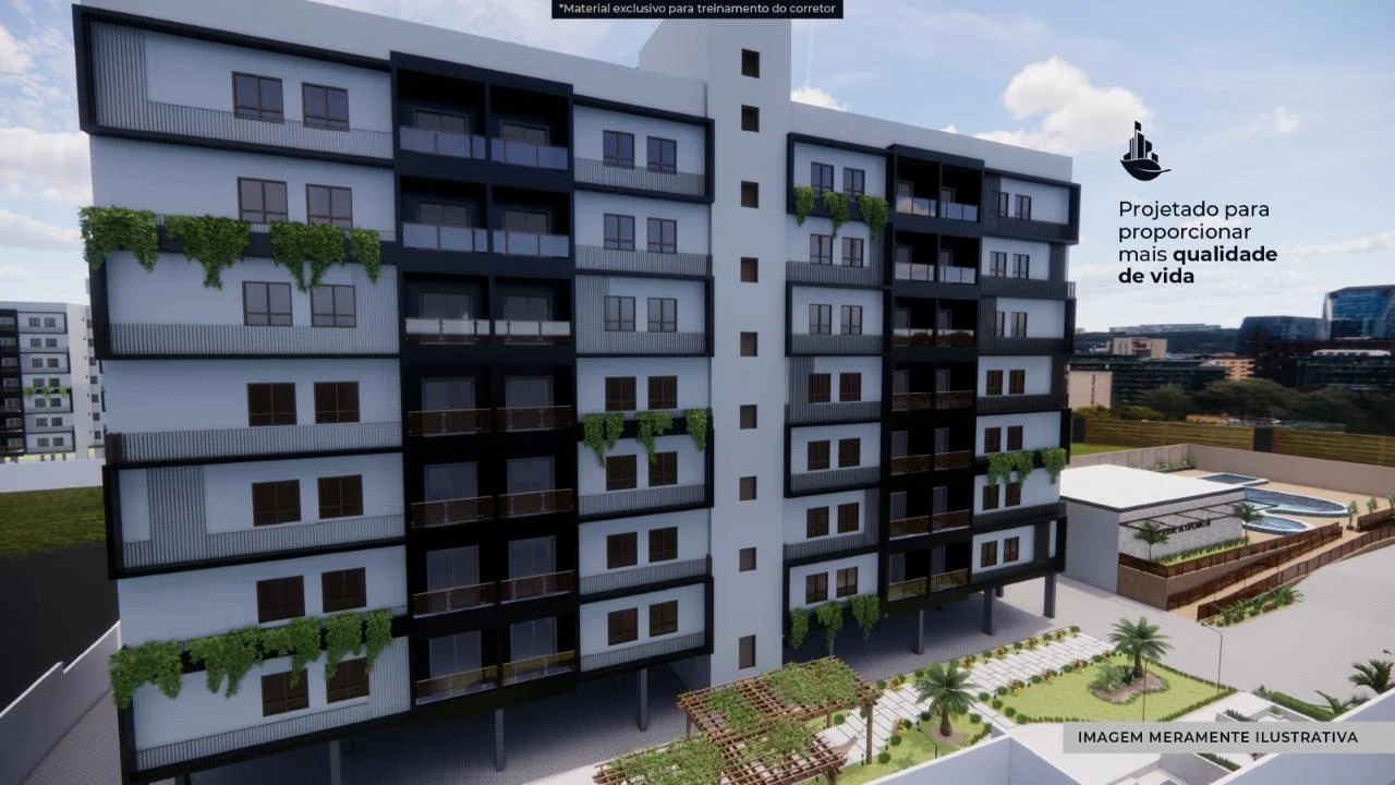 Lançamento no Altiplano 2 e 3 Quartos com Elevador e Lazer Completo