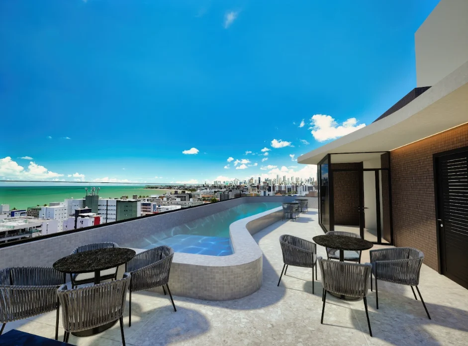 Lançamento no Jardim Oceania/Bessa com 1 ou 2 Quartos, Elevador e Lazer