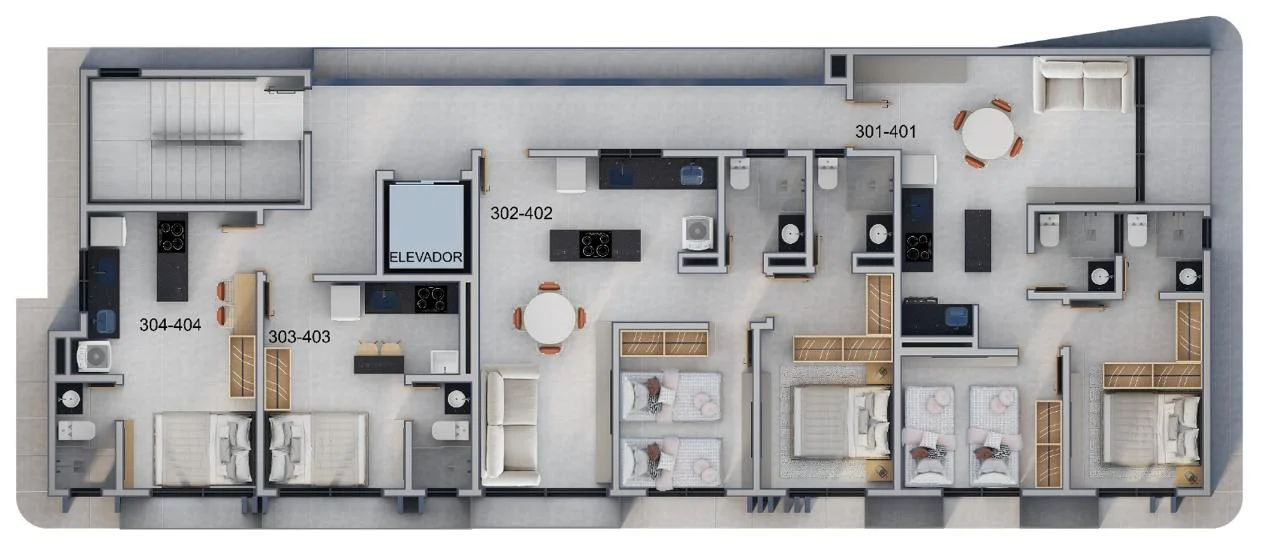 Últimas Unidades de Flat nos Bancários com Elevador e Lazer