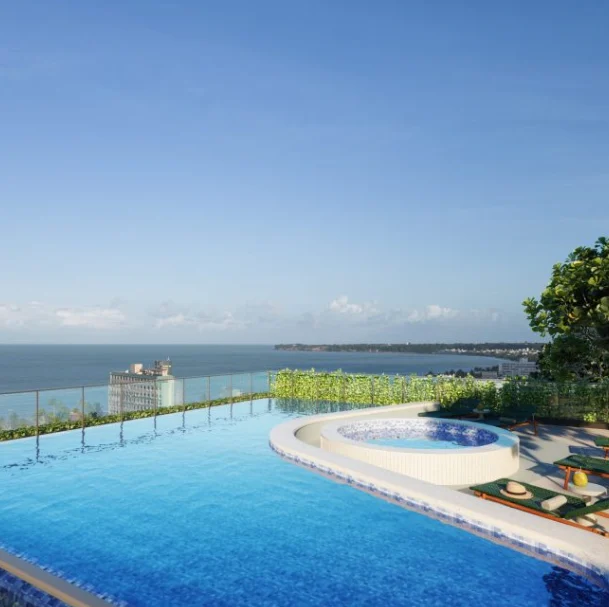Lançamento no Cabo Branco de Flat, 1 ou 2 Quartos, Elevador e Lazer Completo 