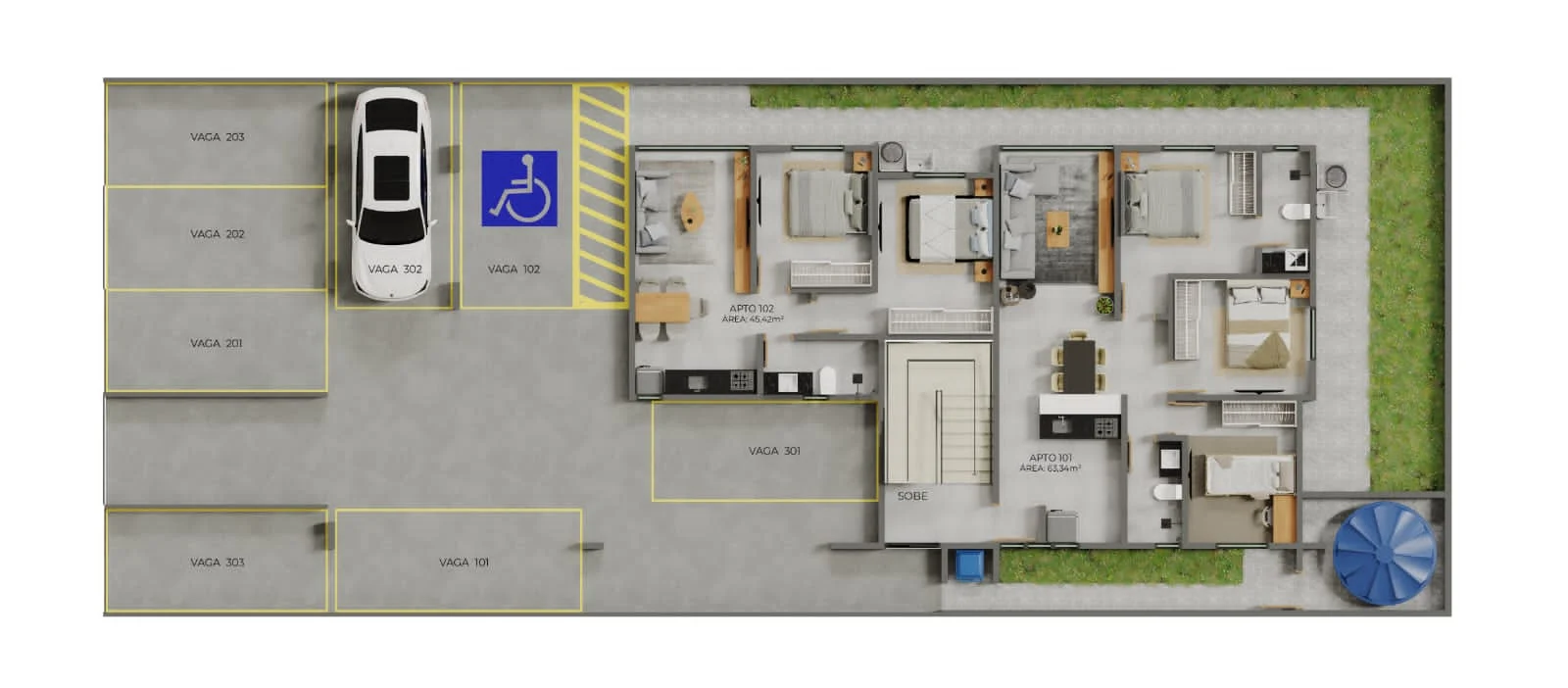 Apartamento no Colibris com 2 ou 3 Quartos sendo 1 Suíte