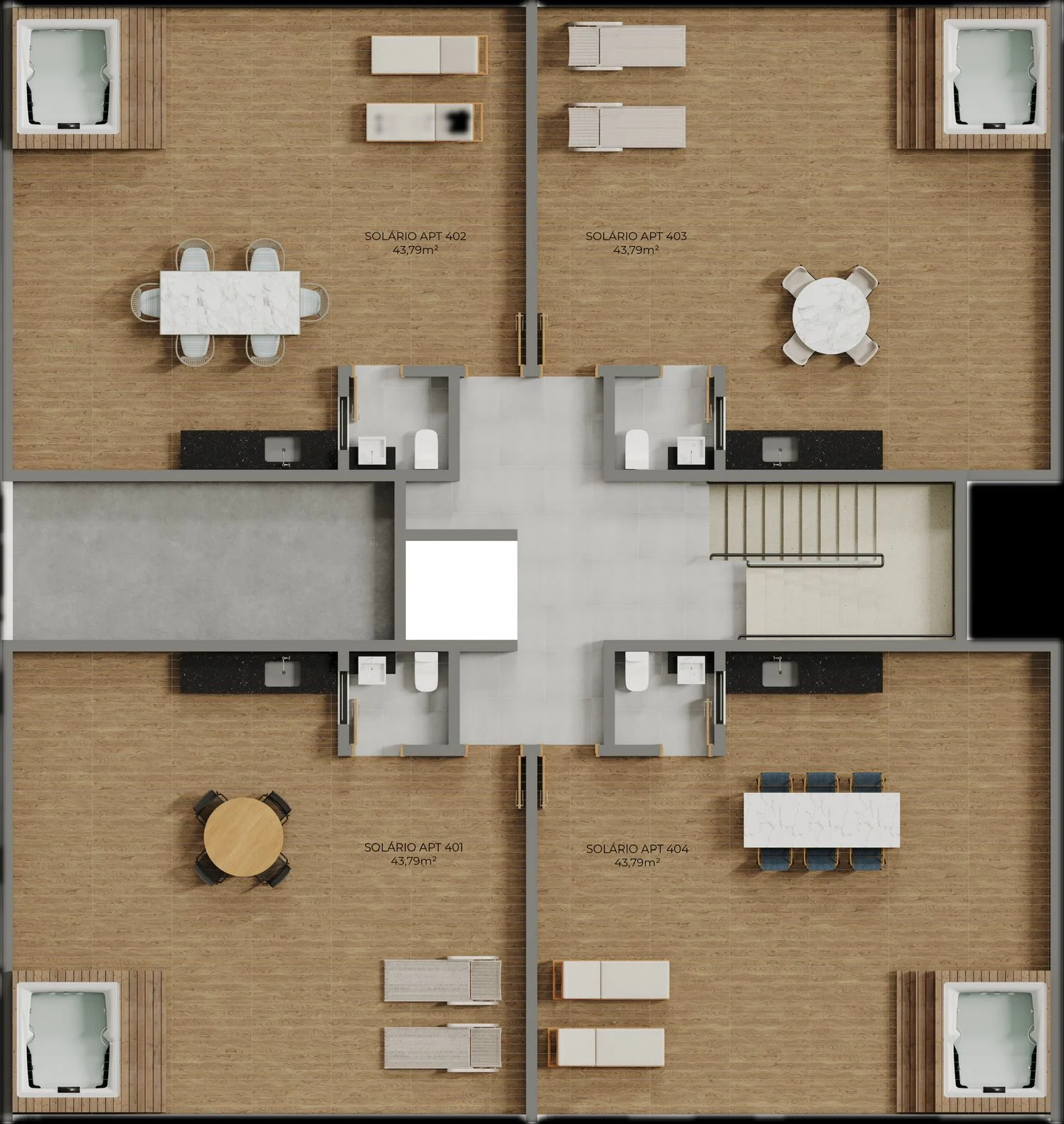 Apartamento no Cristo com 2 Quartos sendo 1 Suíte