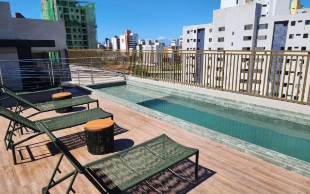 Excelente Apartamento em Intermares com 1 Quarto, Elevador e Lazer