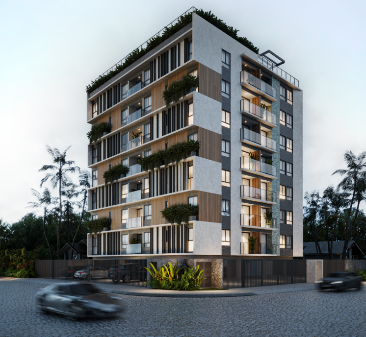 Lançamento na Praia do Poço/Camboinha com 2 Quartos sendo 1 Suíte, Elevador e Lazer