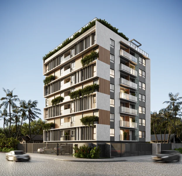 Lançamento na Praia do Poço/Camboinha com 2 Quartos sendo 1 Suíte, Elevador e Lazer