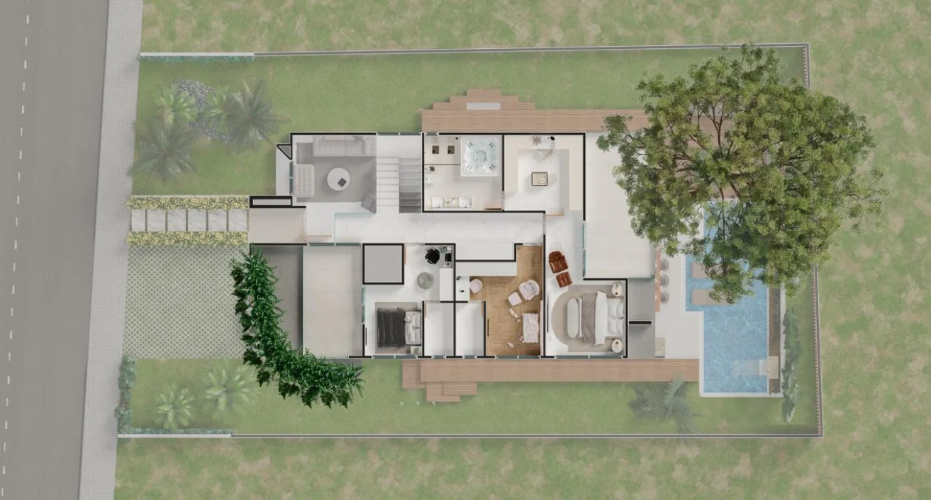 Excelente Casa no Condomínio Alamoana com 4 Suítes sendo 1 Master em Intermares
