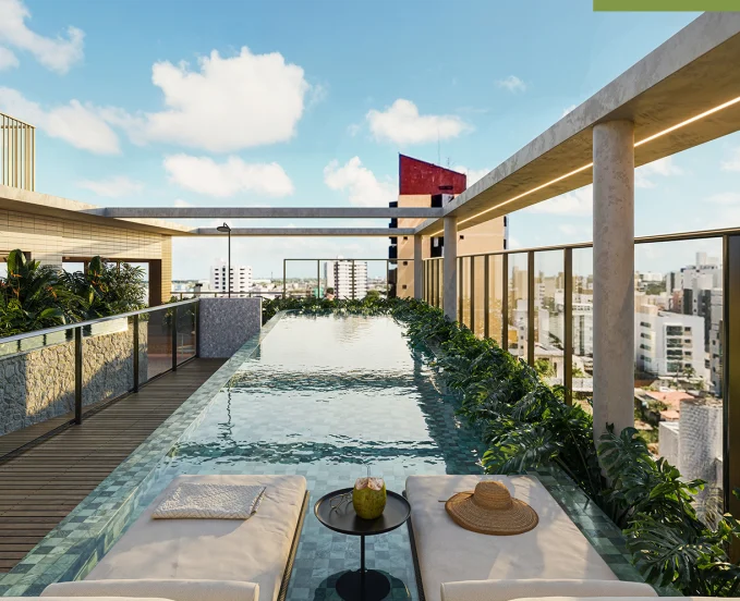 Lançamento em Intermares com 2 Quartos sendo 1 Suíte, Elevador e Piscina