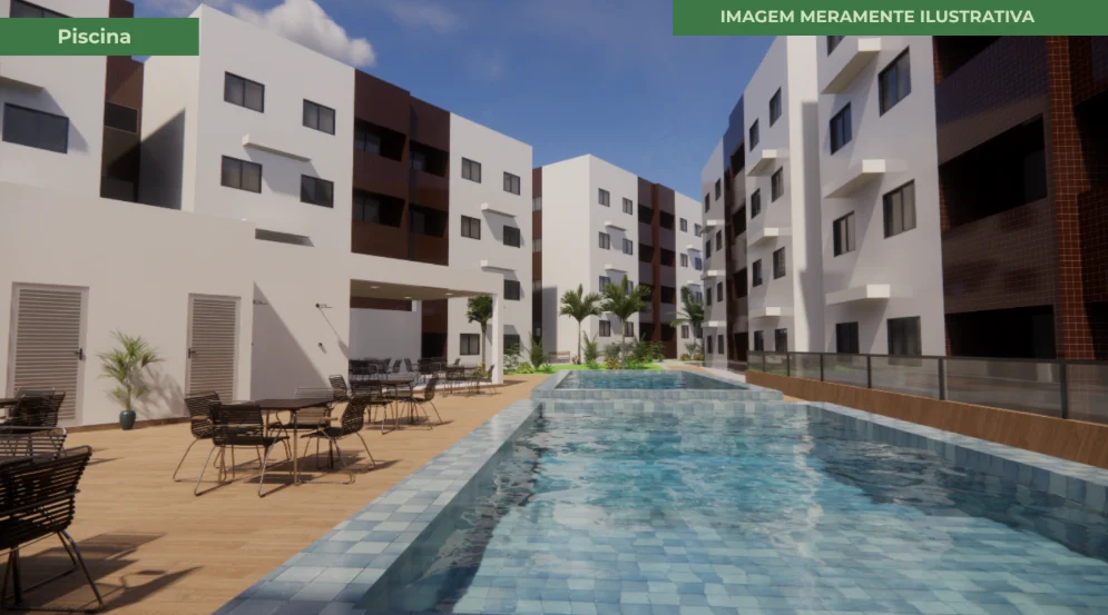 Apartamento no José Américo 2 ou 3 Quartos com Lazer Completo
