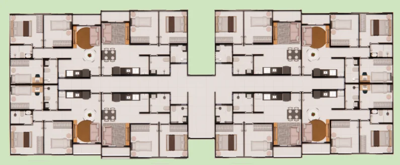 Apartamento no José Américo 2 ou 3 Quartos com Lazer Completo
