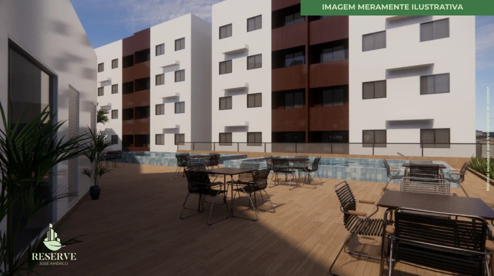 Apartamento no José Américo 2 ou 3 Quartos com Lazer Completo