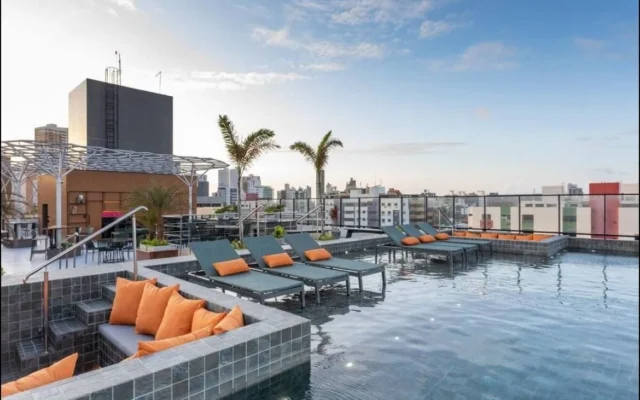 Flat Pé na areia no Jardim Oceania/Bessa, Lazer Completo
