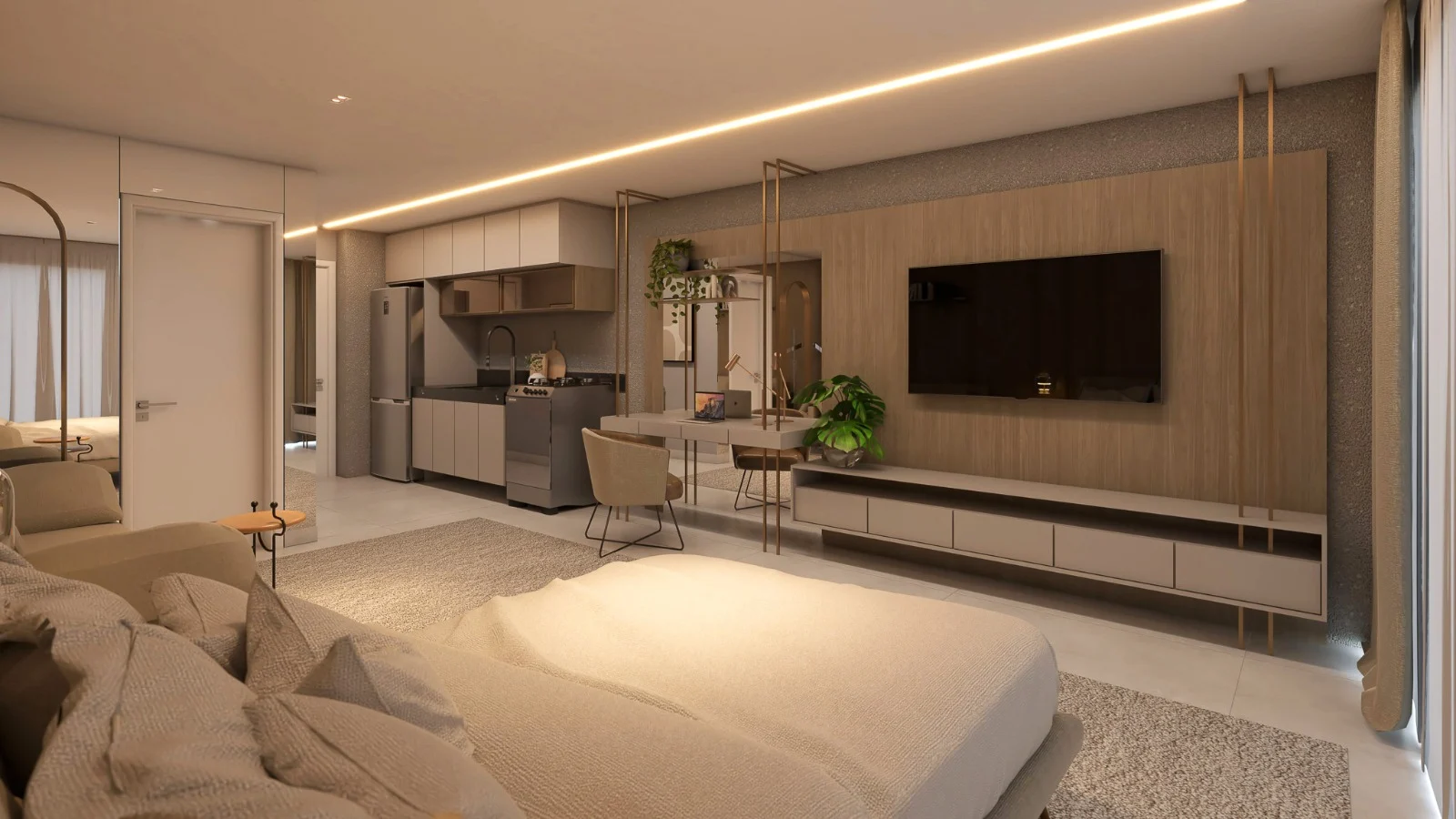 Lançamento de Studio, 2 ou 3 Quartos em Intermares, Elevador e Lazer