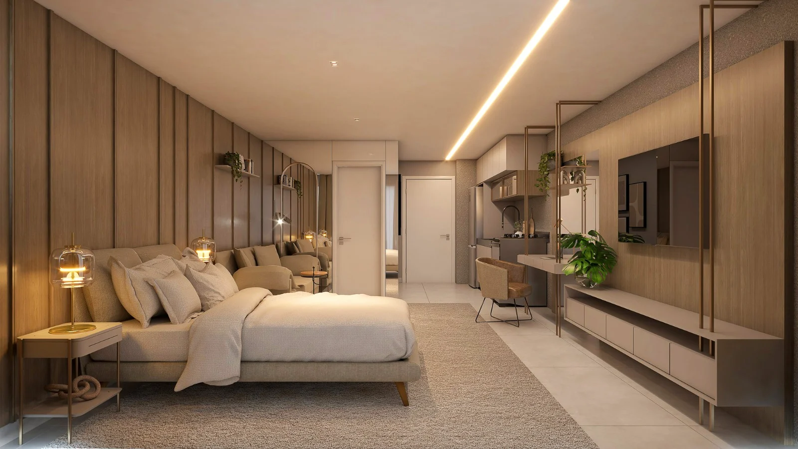 Lançamento de Studio, 2 ou 3 Quartos em Intermares, Elevador e Lazer