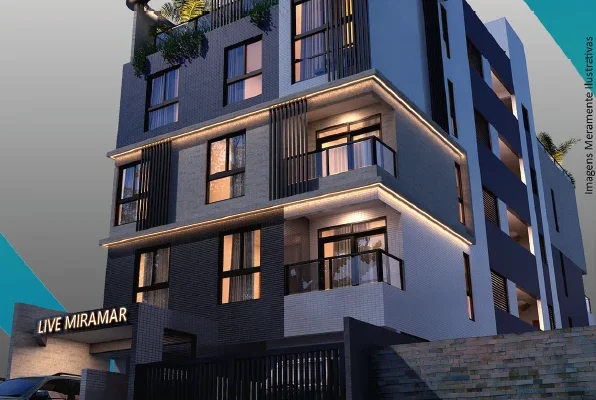 Últimas Unidades no Miramar com 2 Quartos sendo 1 Suíte, Opção de Cobertura, Elevador e Piscina