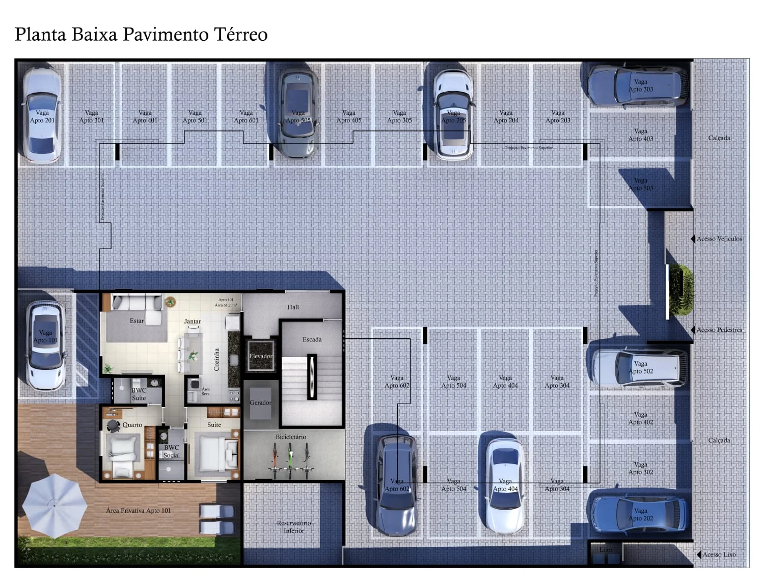 Apartamento no Jardim Cidade Universitária com 2 ou 3 Quartos sendo 1 Suíte, Elevador