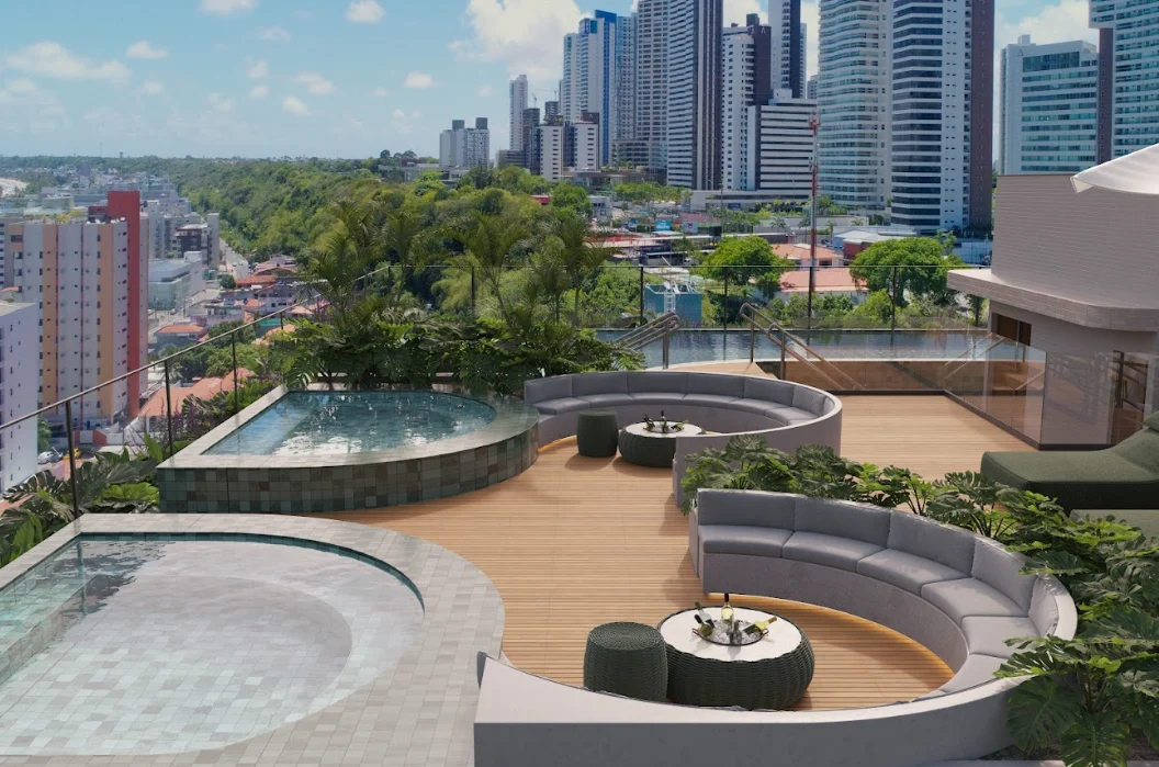 Lançamento no Cabo Branco de 1 ou 2 Quartos, Elevador e Lazer, Próximo ao Mar