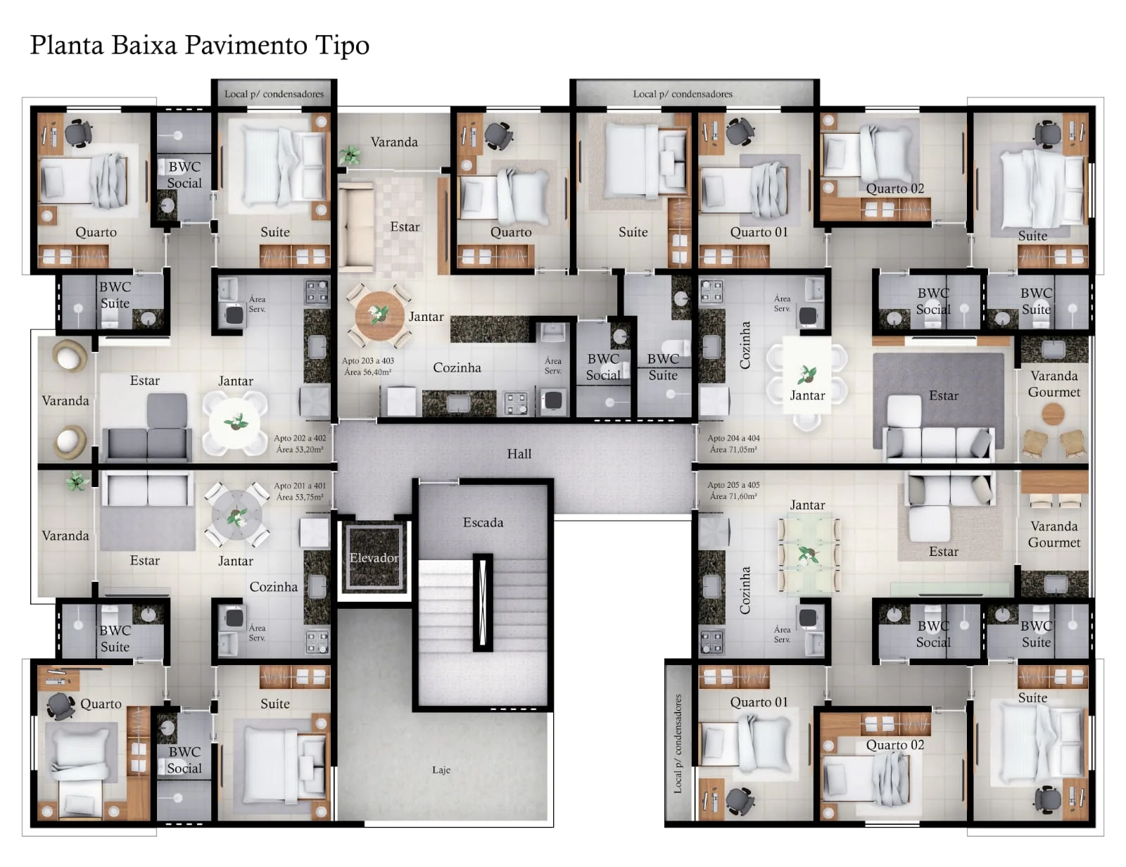 Apartamento no Jardim Cidade Universitária com 2 ou 3 Quartos sendo 1 Suíte, Elevador