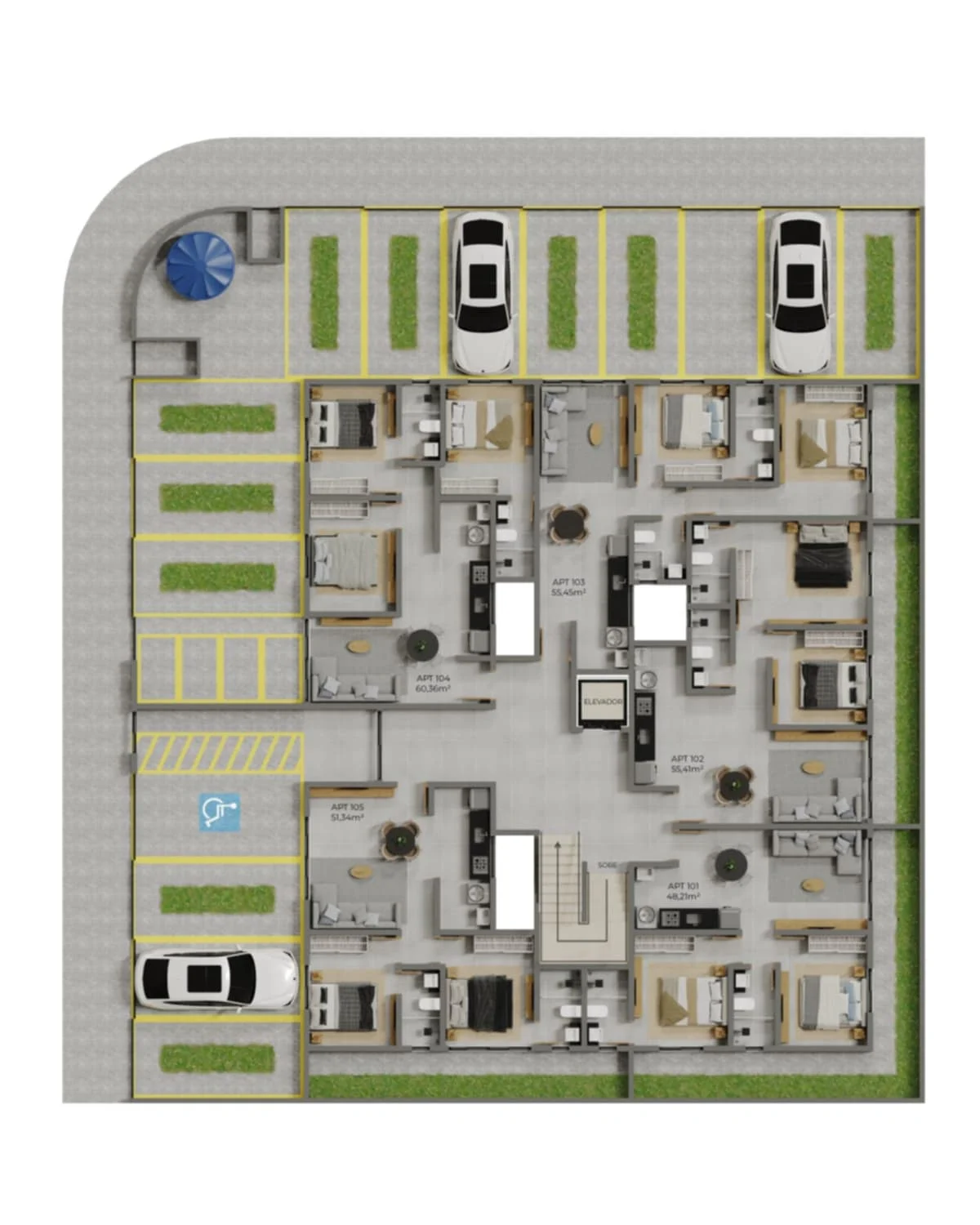 Apartamento no Cidade Verde/Mangabeira com 2 ou 3 Quartos sendo 1 Suíte, Elevador