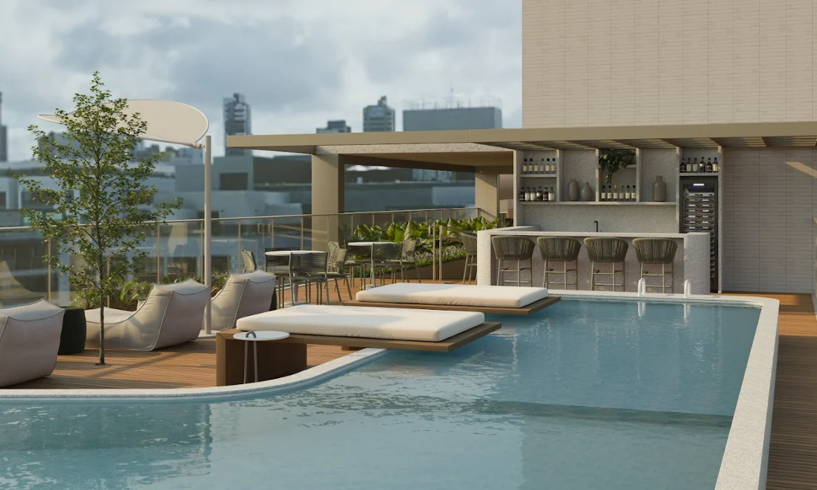 Lançamento de Flat em Tambaú com Lazer Próximo ao Mar