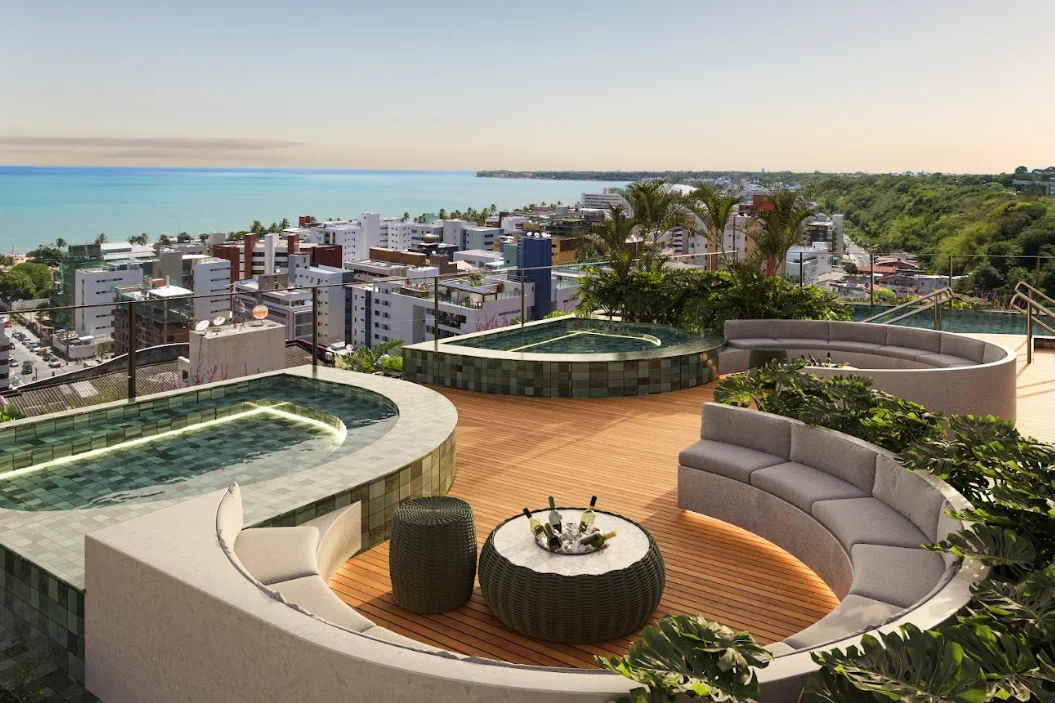 Lançamento no Cabo Branco de 1 ou 2 Quartos, Elevador e Lazer, Próximo ao Mar