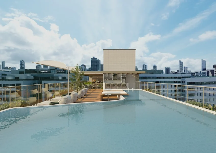 Lançamento de Flat em Tambaú com Lazer Próximo ao Mar