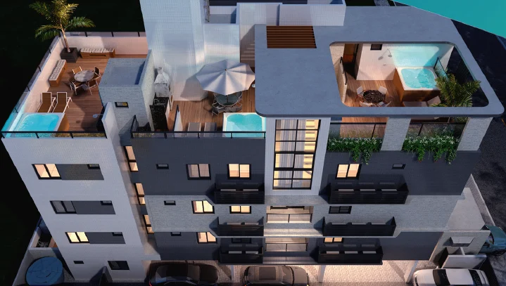 Últimas Unidades no Miramar com 2 Quartos sendo 1 Suíte, Opção de Cobertura, Elevador e Piscina