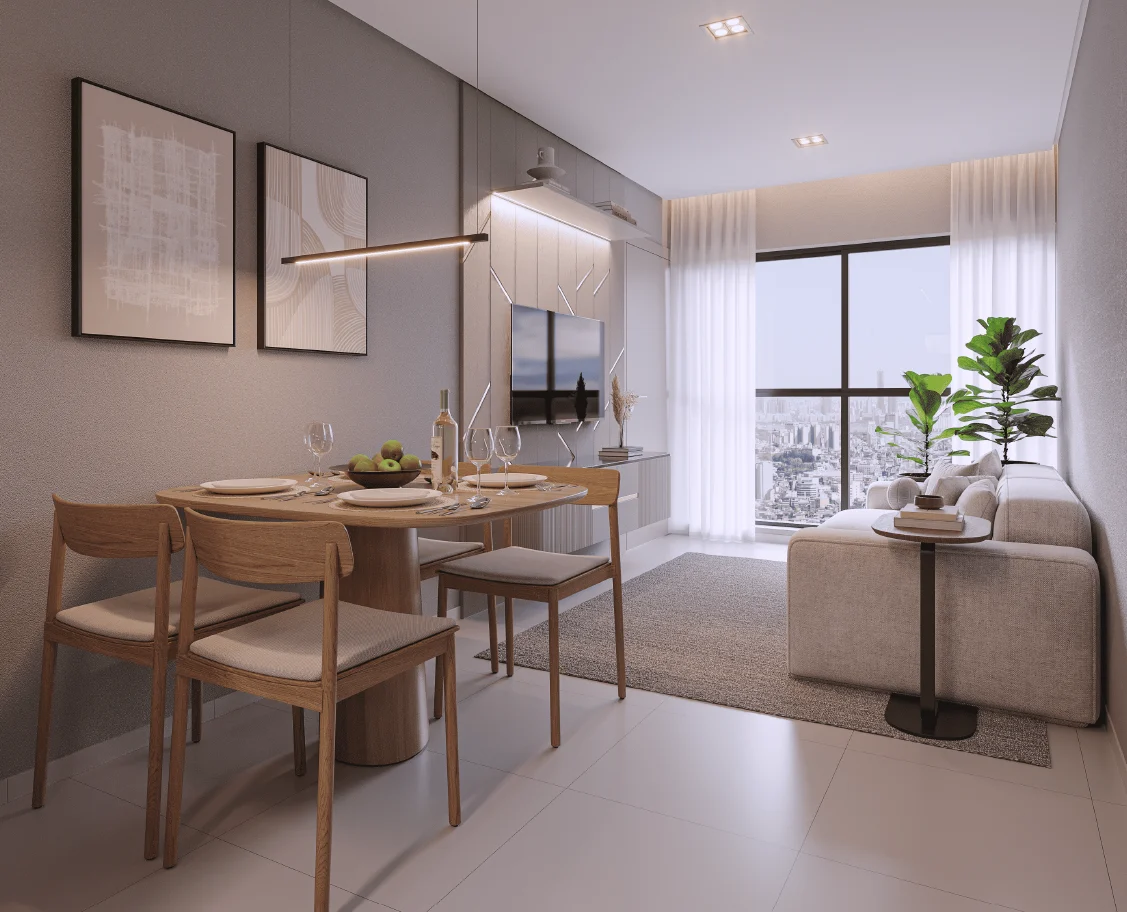 Apartamento em Portal do Sol/Quadramares 2 ou 3 Quartos