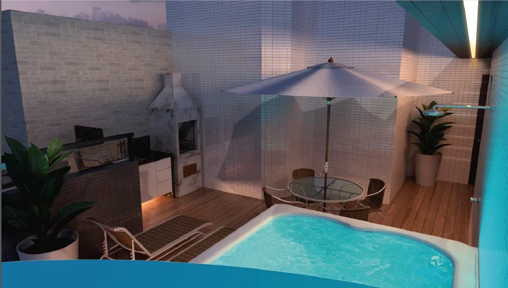 Últimas Unidades no Miramar com 2 Quartos sendo 1 Suíte, Opção de Cobertura, Elevador e Piscina