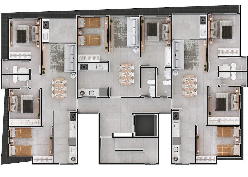 Apartamento no Bessa 3 Quartos sendo 1 Suíte, Opção de Cobertura Elevador e Lazer