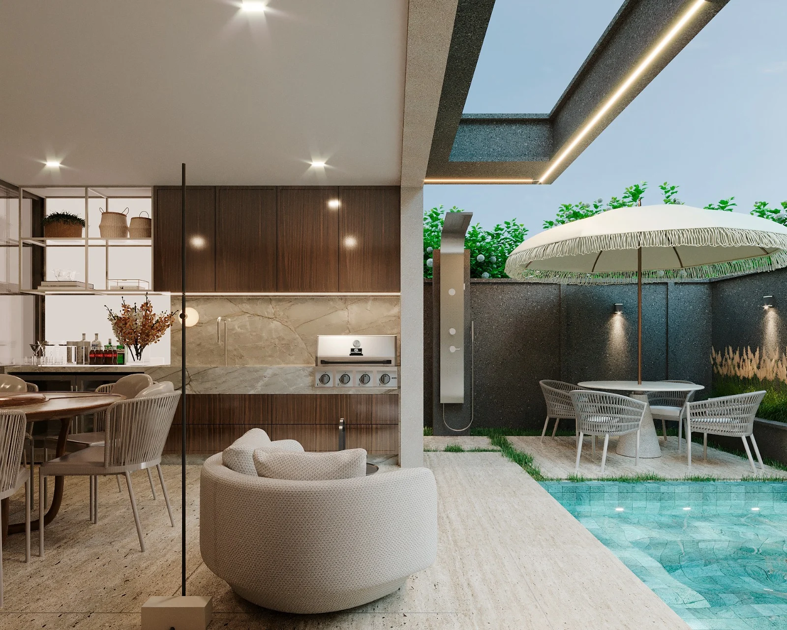 Excelente Casa em Condomínio Fechado nos Bancários com 3 Suítes + DCE, Piscina e Lazer