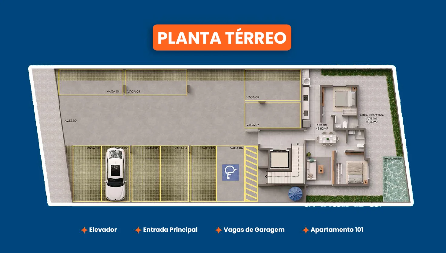 Lançamento no Aeroclube/Bessa 2 ou 3 Quartos, Elevador e Lazer