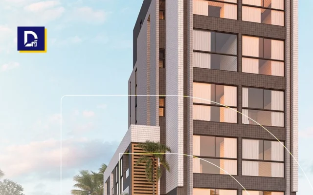 Últimas Unidades de Flat no Cabo Branco, Elevador e Lazer